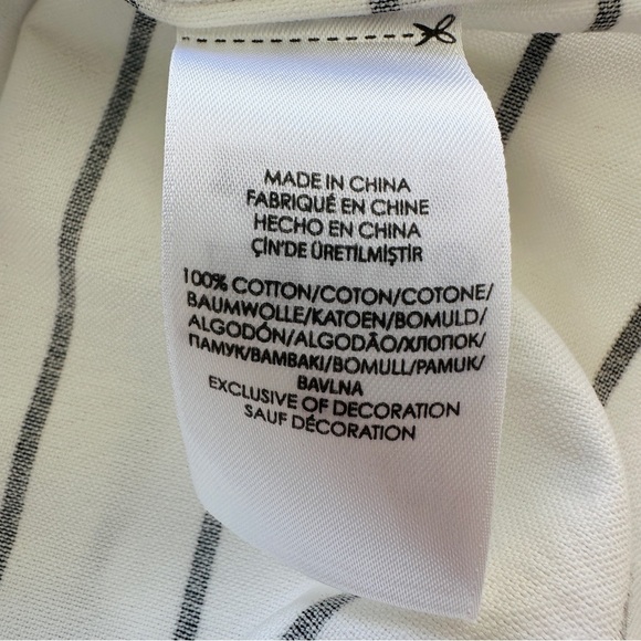 Ralph Lauren White and Black Striped Polo Shirt - Picture 9 of 12